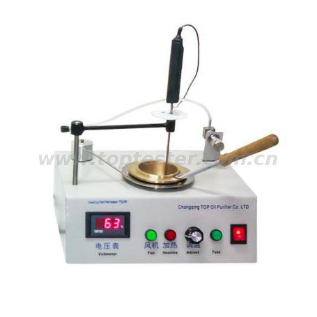 Probador digital de punto de inflamación de copa abierta ASTM D92 TPO-100
