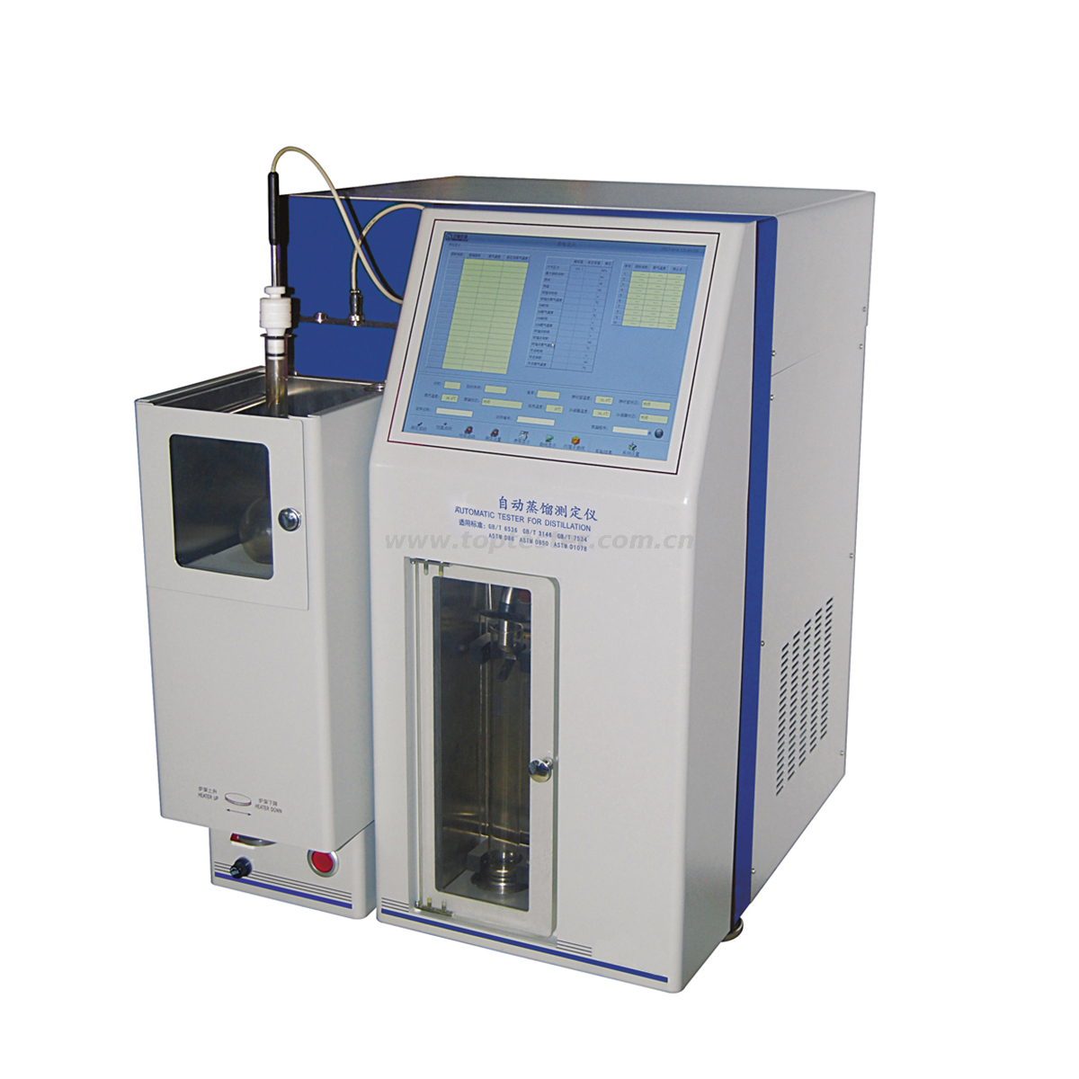 Probador automático de destilación ASTM D86 modelo DIL-100Z