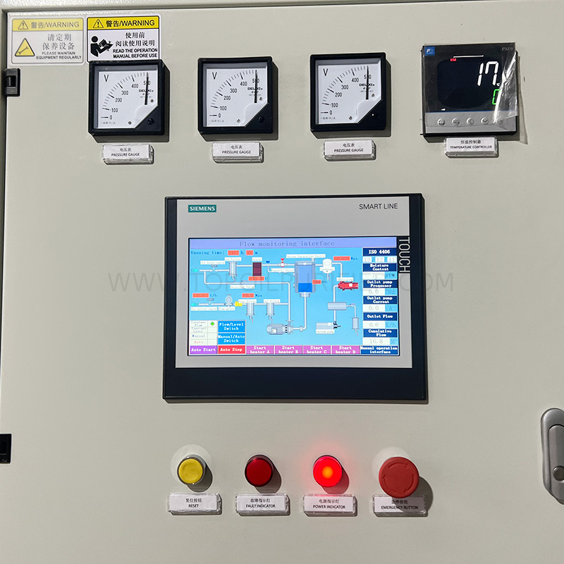Equipo de filtración de aceite de transformador completamente automático ZYD-A PLC
